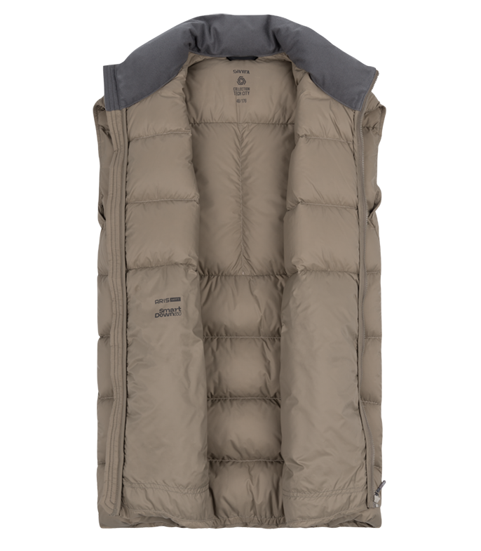 Жилет пуховый Тектон (Мужской; 56-188; Черный)